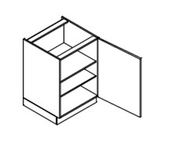 Unterschrank mit Türe